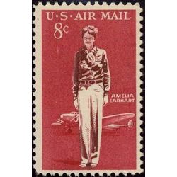 us stamp c air mail c68 amelia earhart lockheed electra 8 1963