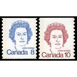 canada stamp 604 5 caricature definitives coil stamps 1974
