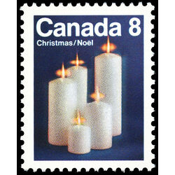 canada stamp 607 christmas candles 8 1972
