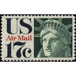 us stamp air mail c c80 statue of liberty 17 1971