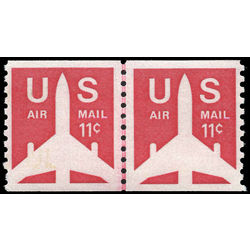 us stamp c air mail c82lpa silhouette of jet airliner 1971