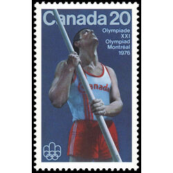 canada stamp 664 pole vault 20 1975
