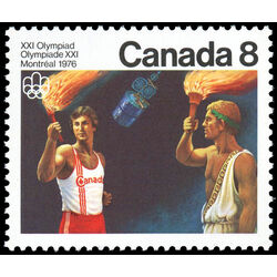 canada stamp 681 olympic torch 8 1976
