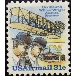 us stamp c air mail c92 wright brothers flyer a shed 31 1978