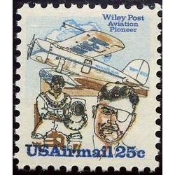 us stamp air mail c c96 nr 105 w wiley post 25 1979