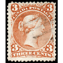 canada stamp 33 queen victoria 3 1868