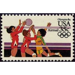 us stamp air mail c c111 volleyball 35 1983