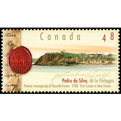 canada stamp 1988 a general view of quebec from point levy 48 2003