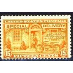 us stamp e special delivery e16 postman and motorcycle 15 1927
