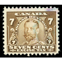 canada revenue stamp fx4 george v excise tax 7 1915