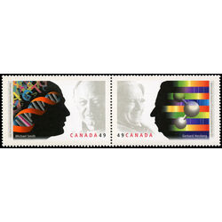 canada stamp 2062a nobel prize winners 2004