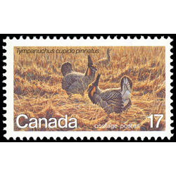 canada stamp 854 greater prairie chicken 17 1980