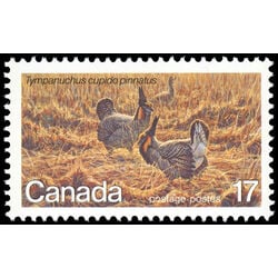 canada stamp 854 greater prairie chicken 17 1980