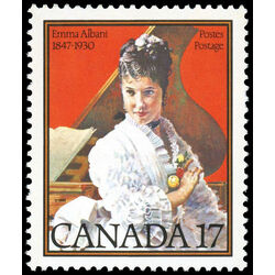 canada stamp 860 emma albani 17 1980