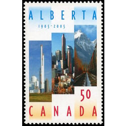 canada stamp 2116 nova chemicals plant calgary s skyline mount grassi 50 2005