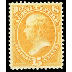 us stamp o officials o7 agriculture 15 1873 M 001