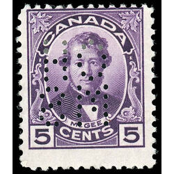 canada stamp o official o8 146 thomas d arcy mcgee 5 1927