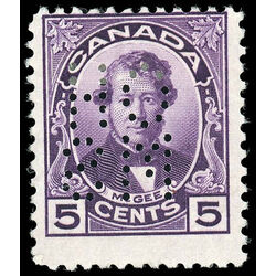 canada stamp o official oa146 thomas d arcy mcgee 5 1927