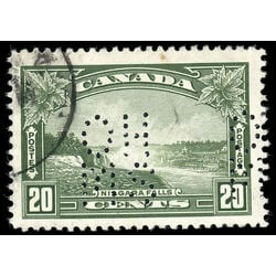canada stamp o official o8 225 niagara falls 20 1935