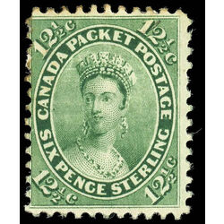 canada stamp 18 queen victoria 12 1859 M F 032