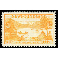 newfoundland stamp c14 land of heart s delight 10 1933