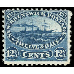 new brunswick stamp 10 steamship 12 1860 M FNG 007