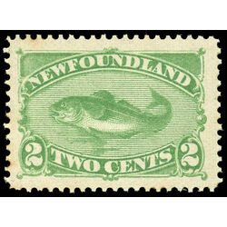 newfoundland stamp 46 codfish 2 1882