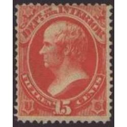 us stamp officials o o21 interior 15 1873