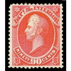 us stamp officials o o24 interior 90 1873