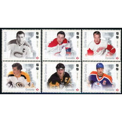 canada stamp 3026a f canadian hockey legends the ultimate six 2017