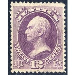 us stamp officials o o30 justice 12 1873