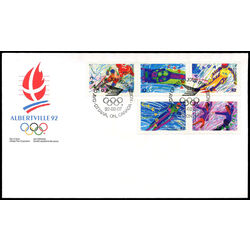 canada stamp 1403a winter olympics 1992 FDC