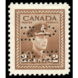 canada stamp o official o250 king george vi 2 1942