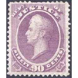 us stamp officials o o34 justice 90 1873
