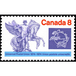 canada stamp 648ii mercury and winged horses 8 1974