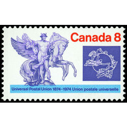 canada stamp 648iii mercury and winged horses 8 1974