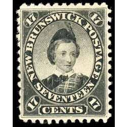 new brunswick stamp 11 prince of wales 17 1860 M VF 003