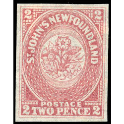 newfoundland stamp 17 1861 third pence issue 2d 1861 M VFNG 008