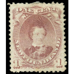 newfoundland stamp 32a edward prince of wales 1 1871 M VF 009