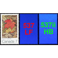 canada stamp 537ii autumn 7 1971