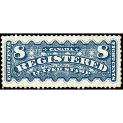 canada stamp f registration f3 registered stamp 8 1876 M VFNH 042