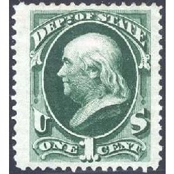 us stamp officials o o57 state 1 1873