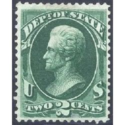 us stamp officials o o58 state 2 1873