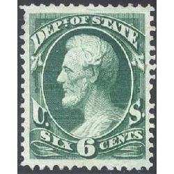 us stamp officials o o60 state 6 1873