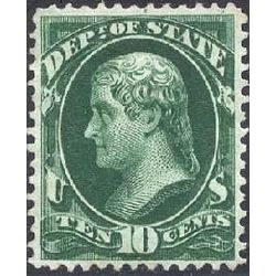 us stamp officials o o62 state 10 1873