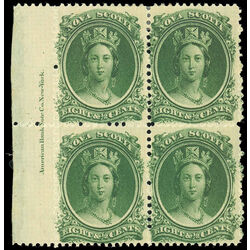 nova scotia stamp 11 queen victoria 8 1860 PB VF 006