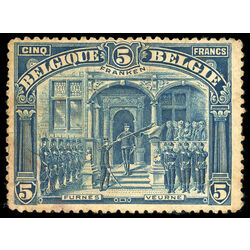 belgium stamp 121 king albert i at furnes 1915