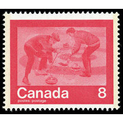canada stamp 647 curling 8 1974