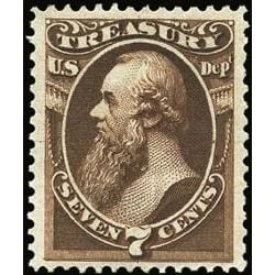 us stamp o officials o76 treasury 7 1873