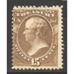 us stamp o officials o79 treasury 15 1873